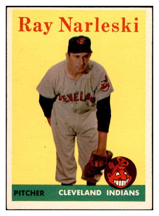 1958 Topps Baseball #439 Ray Narleski Indians EX-MT 536057