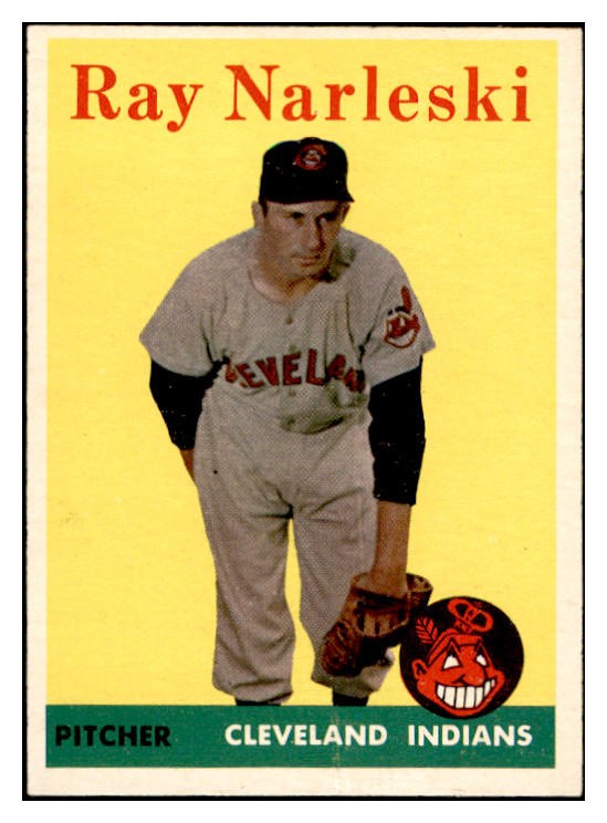 1958 Topps Baseball #439 Ray Narleski Indians EX-MT 536058