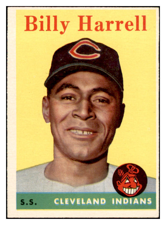 1958 Topps Baseball #443 Billy Harrell Indians EX-MT 536062