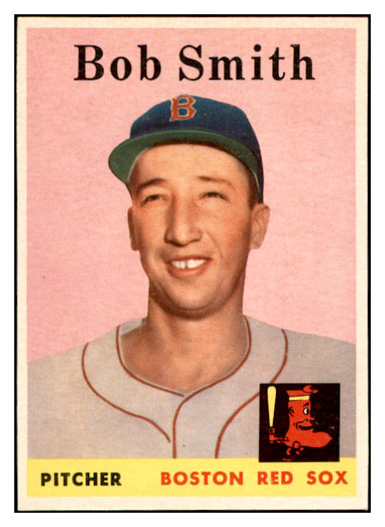 1958 Topps Baseball #445 Bob Smith Red Sox EX-MT 536064