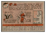 1958 Topps Baseball #447 Ray Monzant Giants EX-MT 536066