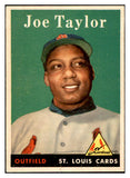1958 Topps Baseball #451 Joe Taylor Cardinals EX-MT 536073