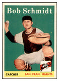 1958 Topps Baseball #468 Bob Schmidt Giants EX-MT 536090