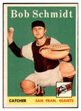 1958 Topps Baseball #468 Bob Schmidt Giants EX-MT 536091