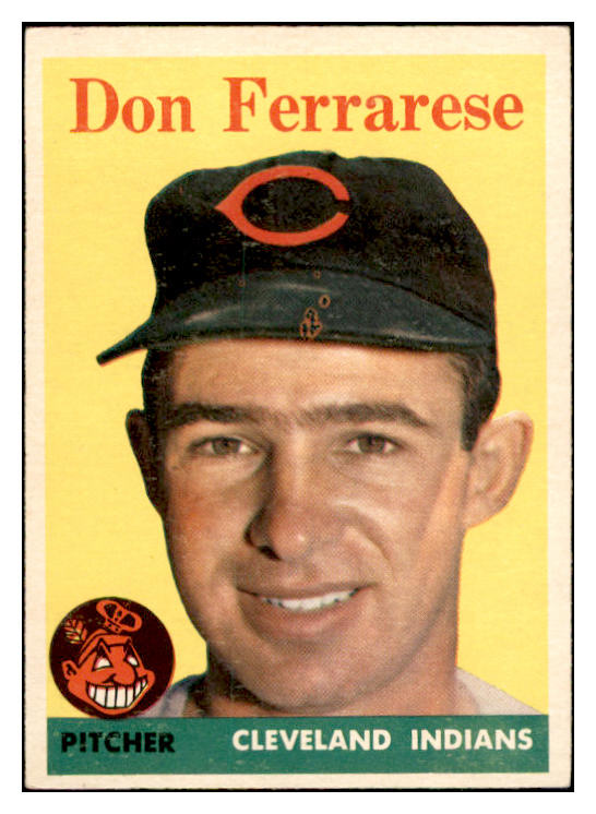 1958 Topps Baseball #469 Don Ferrarese Indians EX-MT 536092