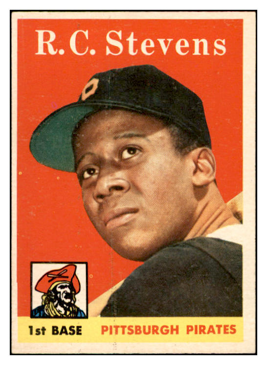 1958 Topps Baseball #470 R.C. Stevens Pirates EX-MT 536093