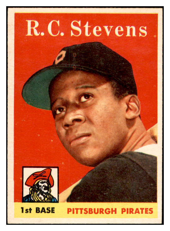 1958 Topps Baseball #470 R.C. Stevens Pirates EX-MT 536094
