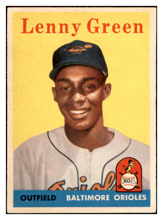 1958 Topps Baseball #471 Lenny Green Orioles EX-MT 536095