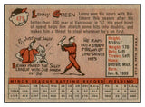 1958 Topps Baseball #471 Lenny Green Orioles EX-MT 536095