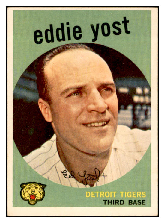 1959 Topps Baseball #002 Eddie Yost Tigers EX-MT 536106