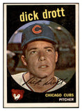 1959 Topps Baseball #015 Dick Drott Cubs EX-MT 536108
