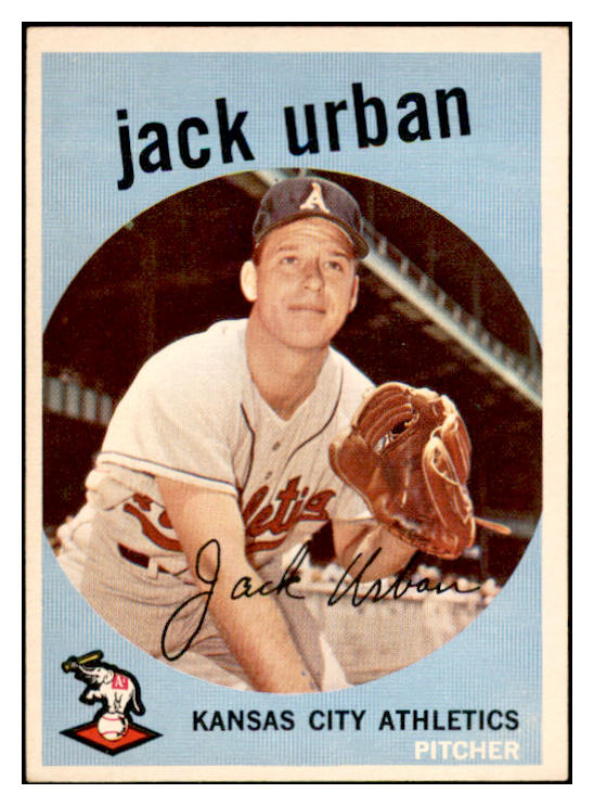 1959 Topps Baseball #018 Jack Urban A's EX-MT 536110