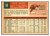 1959 Topps Baseball #018 Jack Urban A's EX-MT 536110