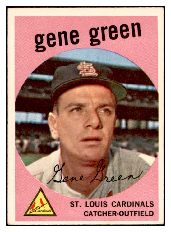 1959 Topps Baseball #037 Gene Green Cardinals EX-MT 536116