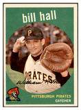 1959 Topps Baseball #049 Bill Hall Pirates EX-MT 536118