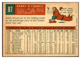 1959 Topps Baseball #087 Danny O'Connell Giants EX-MT 536126