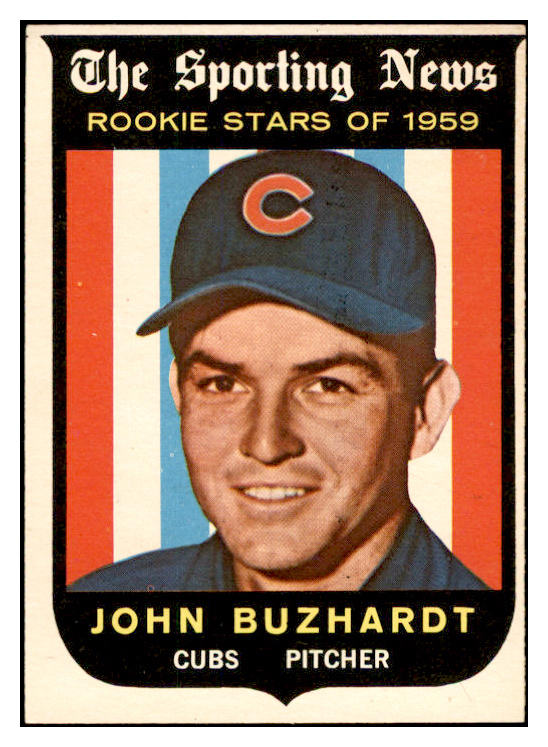 1959 Topps Baseball #118 John Buzhardt Cubs EX-MT 536133