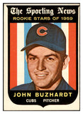 1959 Topps Baseball #118 John Buzhardt Cubs EX-MT 536133