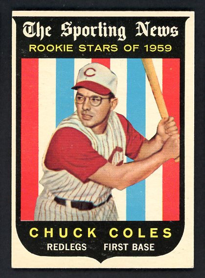 1959 Topps Baseball #120 Chuck Coles Reds EX-MT 536135
