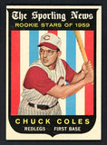 1959 Topps Baseball #120 Chuck Coles Reds EX-MT 536135