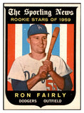 1959 Topps Baseball #125 Ron Fairly Dodgers EX-MT 536136