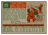1959 Topps Baseball #125 Ron Fairly Dodgers EX-MT 536136