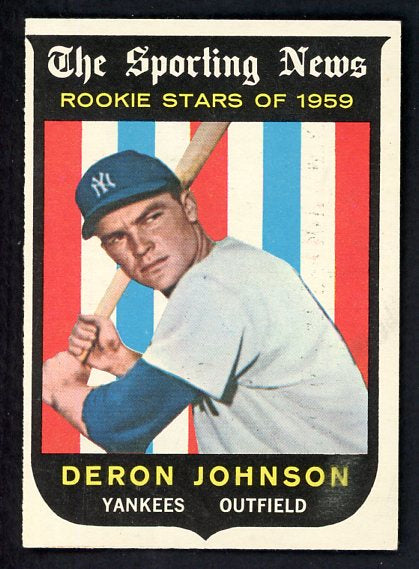 1959 Topps Baseball #131 Deron Johnson Yankees EX-MT 536138