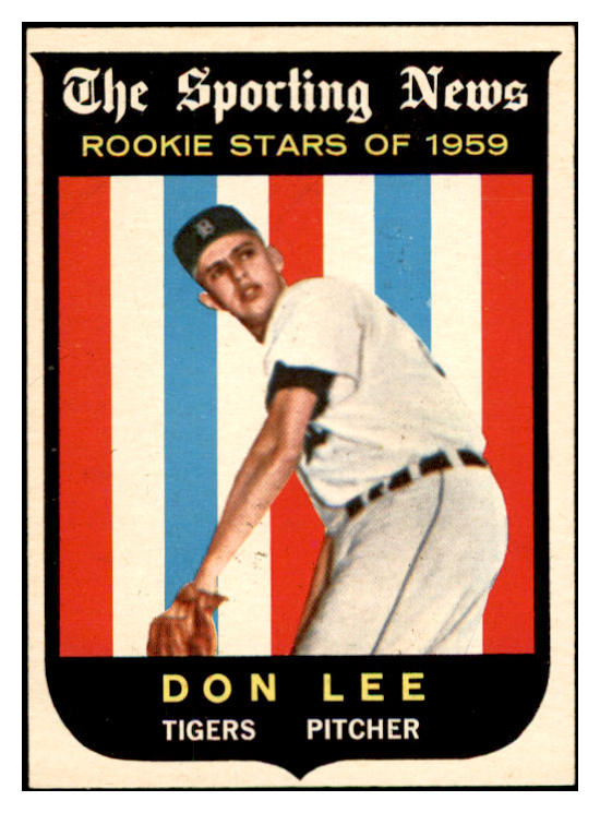 1959 Topps Baseball #132 Don Lee Tigers EX-MT 536139