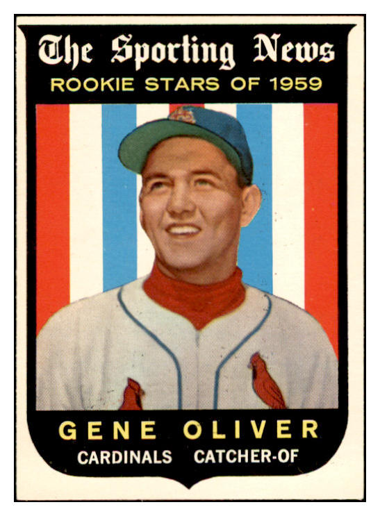 1959 Topps Baseball #135 Gene Oliver Cardinals EX-MT 536141