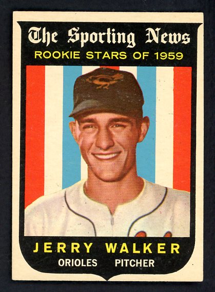 1959 Topps Baseball #144 Jerry Walker Orioles EX-MT 536144