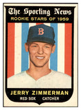 1959 Topps Baseball #146 Jerry Zimmerman Red Sox EX-MT 536145