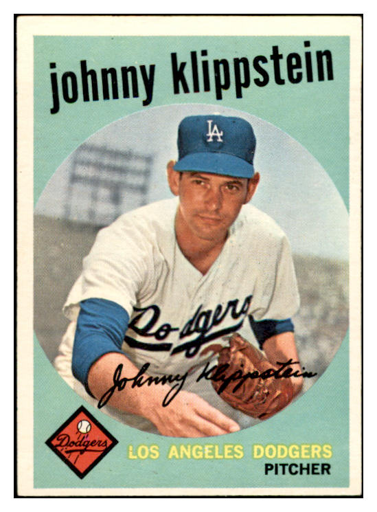 1959 Topps Baseball #152 Johnny Klippstein Dodgers EX-MT 536147