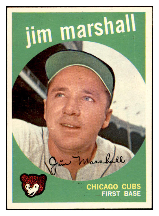 1959 Topps Baseball #153 Jim Marshall Cubs EX-MT 536148