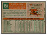 1959 Topps Baseball #158 Walt Dropo Reds EX-MT 536151