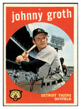 1959 Topps Baseball #164 Johnny Groth Tigers EX-MT 536152