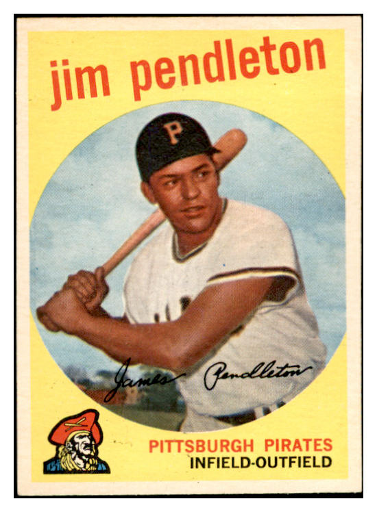 1959 Topps Baseball #174 Jim Pendleton Pirates EX-MT 536154