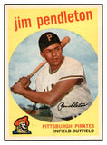 1959 Topps Baseball #174 Jim Pendleton Pirates EX-MT 536154