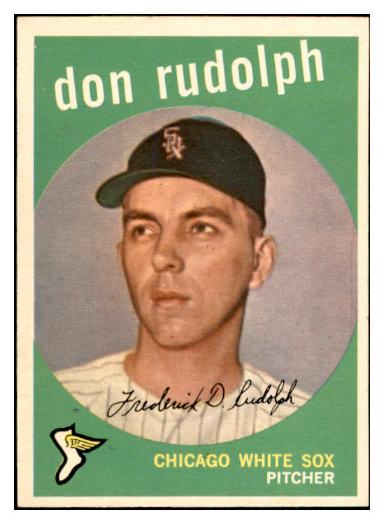 1959 Topps Baseball #179 Don Rudolph White Sox EX-MT 536156