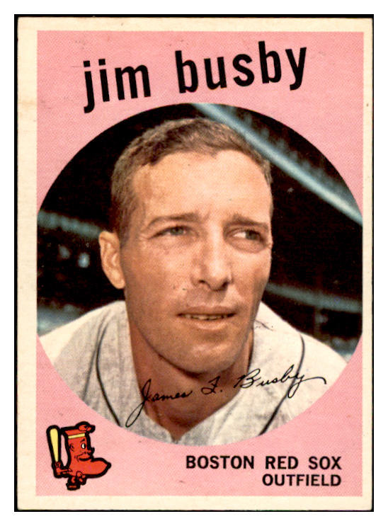 1959 Topps Baseball #185 Jim Busby Red Sox EX-MT 536157