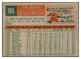 1959 Topps Baseball #185 Jim Busby Red Sox EX-MT 536157