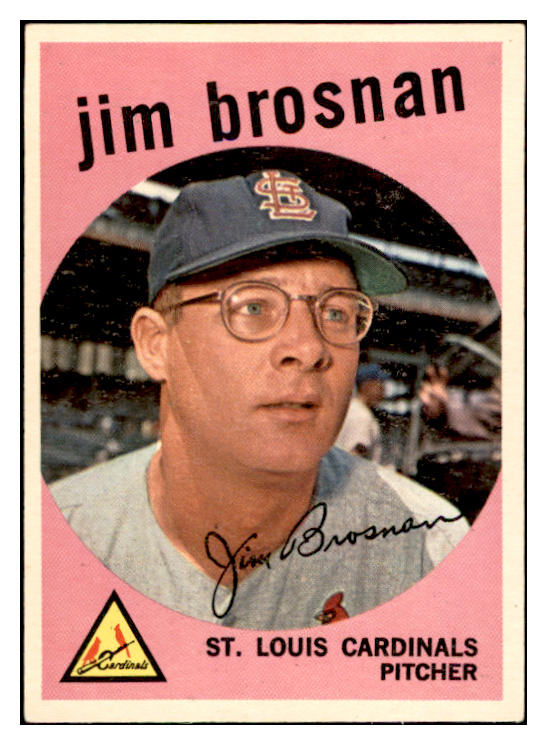 1959 Topps Baseball #194 Jim Brosnan Cardinals EX-MT 536160