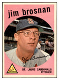 1959 Topps Baseball #194 Jim Brosnan Cardinals EX-MT 536160