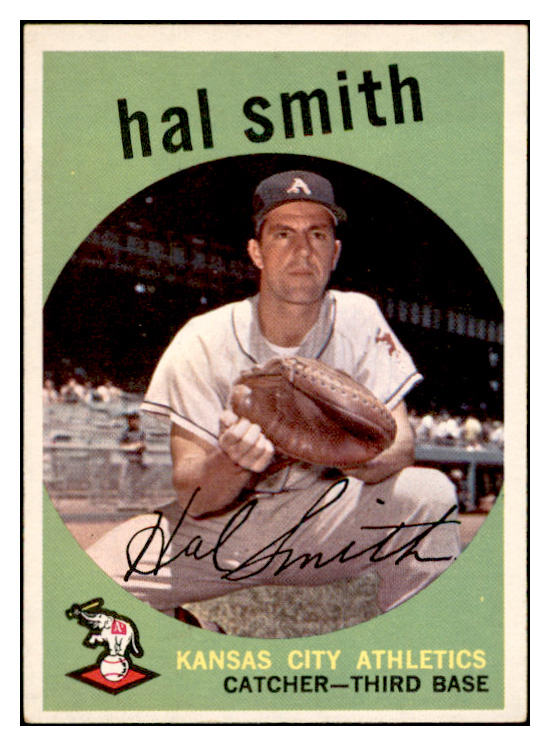 1959 Topps Baseball #227 Hal Smith A's EX-MT 536167