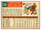 1959 Topps Baseball #232 Eddie Kasko Reds EX-MT 536169