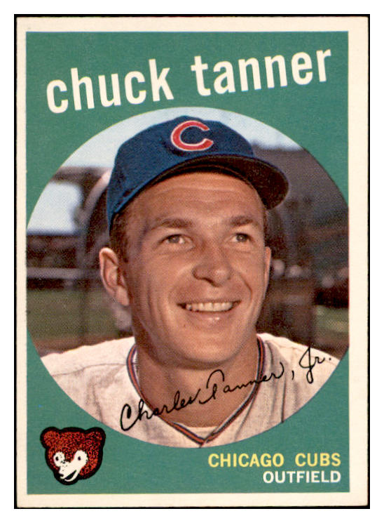 1959 Topps Baseball #234 Chuck Tanner Cubs EX-MT 536171