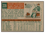 1959 Topps Baseball #235 Valmy Thomas Phillies EX-MT 536172