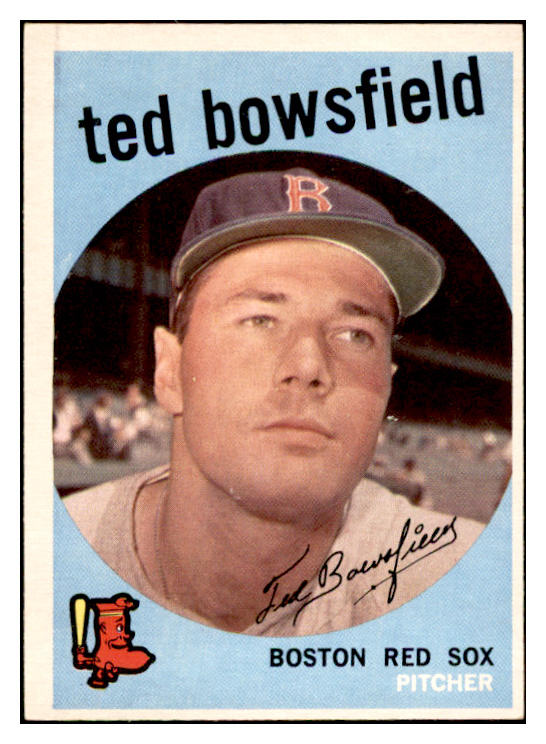 1959 Topps Baseball #236 Ted Bowsfield Red Sox EX-MT 536173