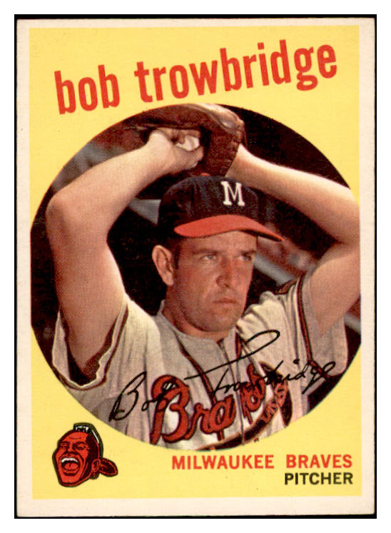1959 Topps Baseball #239 Bob Trowbridge Braves EX-MT 536174