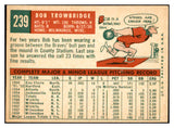1959 Topps Baseball #239 Bob Trowbridge Braves EX-MT 536174