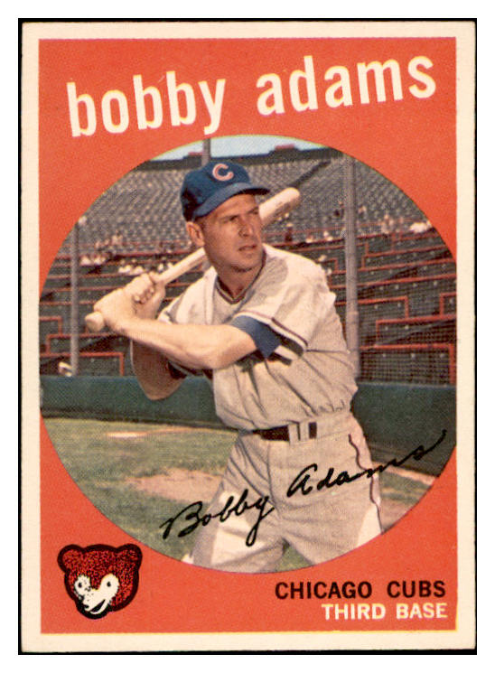 1959 Topps Baseball #249 Bobby Adams Cubs EX-MT 536178